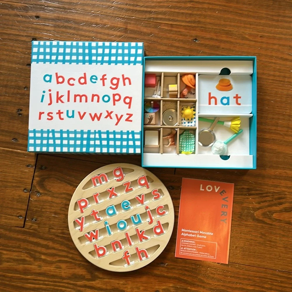 Lovevery moveable alphabet game